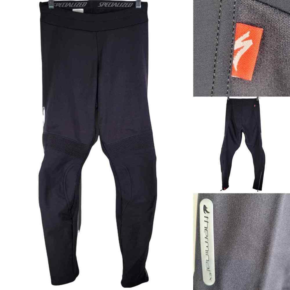 Specialized Speed Fleece Lined Black Cycling Pants Women’s Medium Nylon
